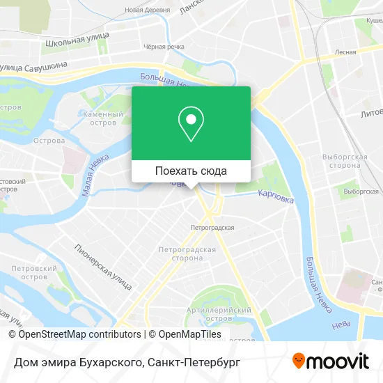 Карта Дом эмира Бухарского