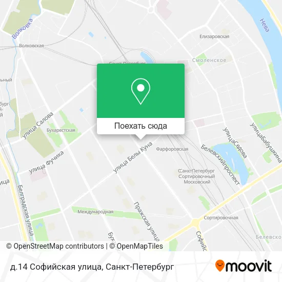 Карта д.14 Софийская улица