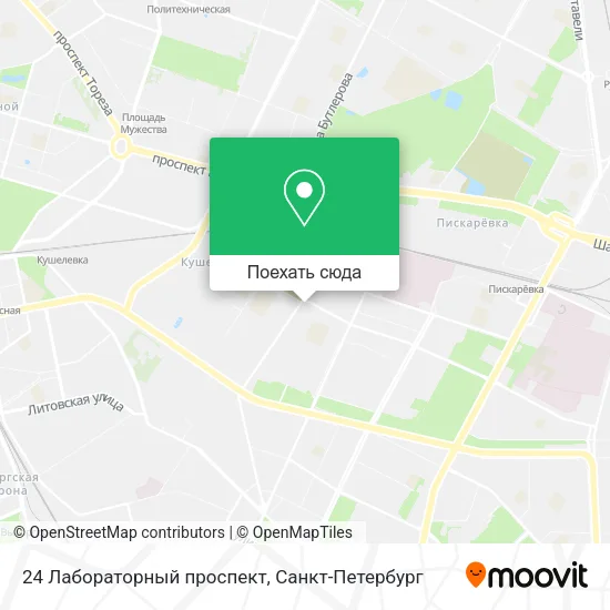Карта 24 Лабораторный проспект