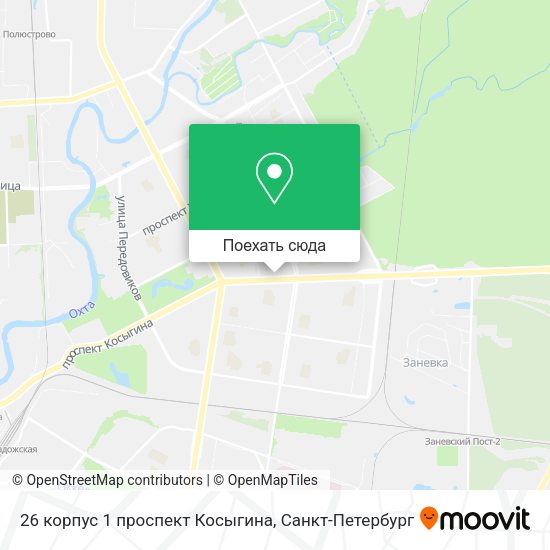 Карта 26 корпус 1 проспект Косыгина