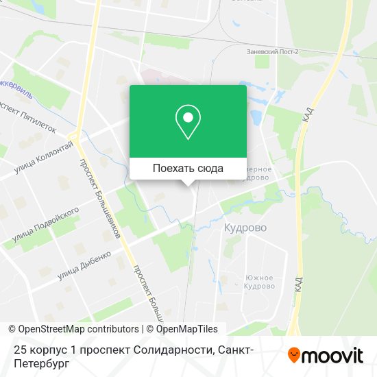 Карта 25 корпус 1 проспект Солидарности