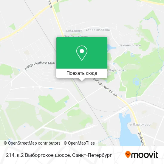 Карта 214, к.2 Выборгское шоссе
