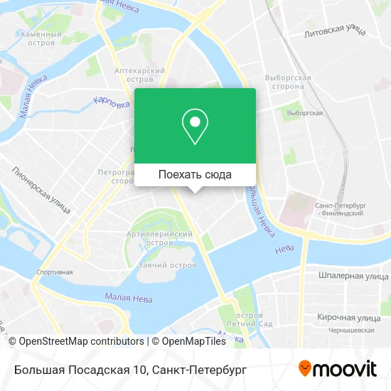 Карта Большая Посадская 10