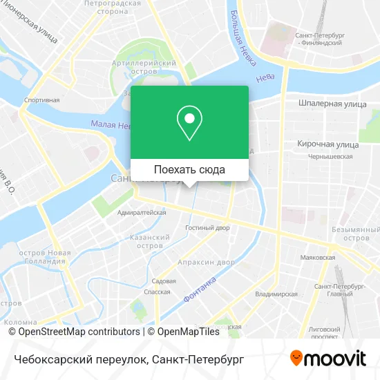 Карта Чебоксарский переулок