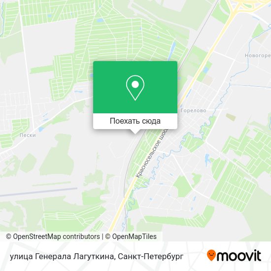 Карта улица Генерала Лагуткина