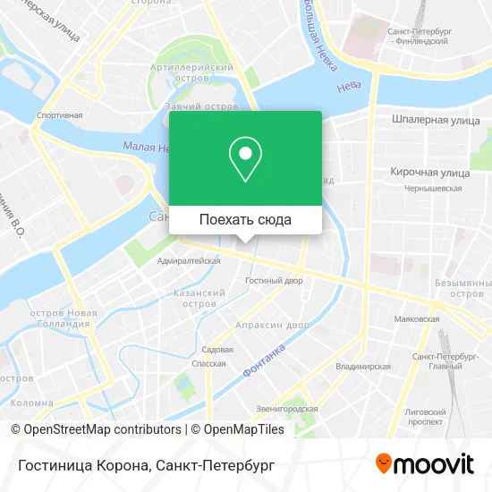 Карта Гостиница Корона