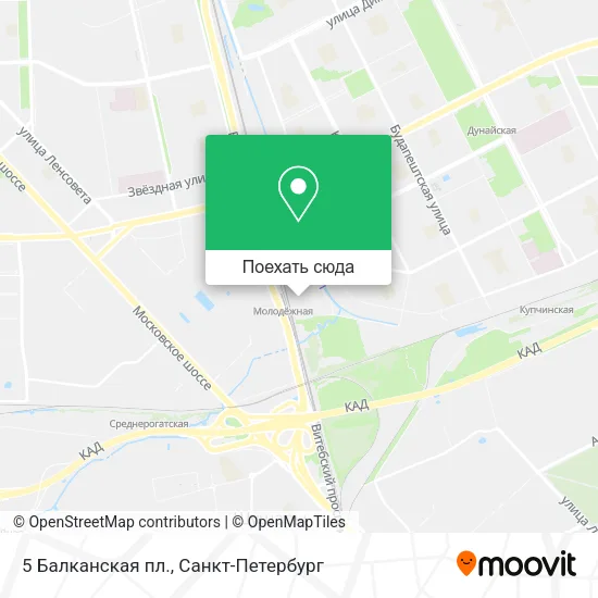 Карта 5 Балканская пл.