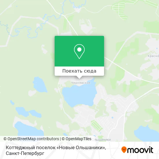 Карта Коттеджный поселок «Новые Ольшаники»