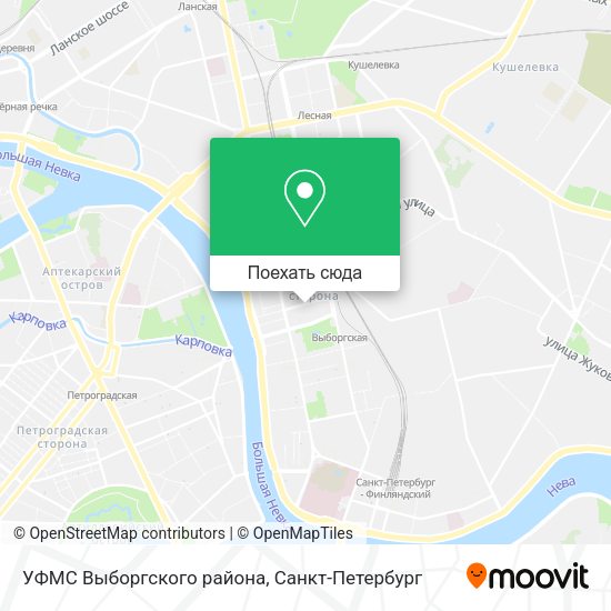 Карта УФМС Выборгского района