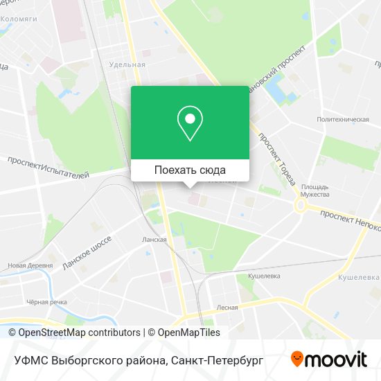 Карта УФМС Выборгского района
