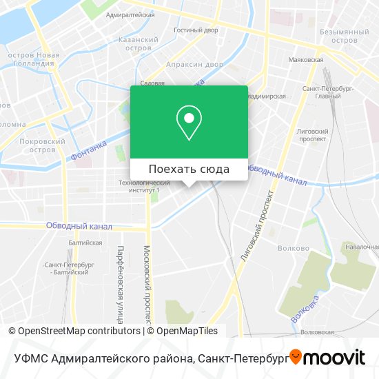 Карта УФМС Адмиралтейского района