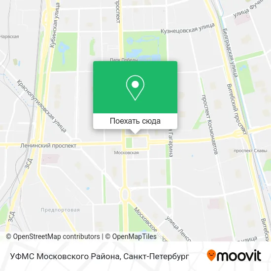 Карта УФМС Московского Района