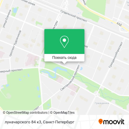 Карта луначарского 84 к3