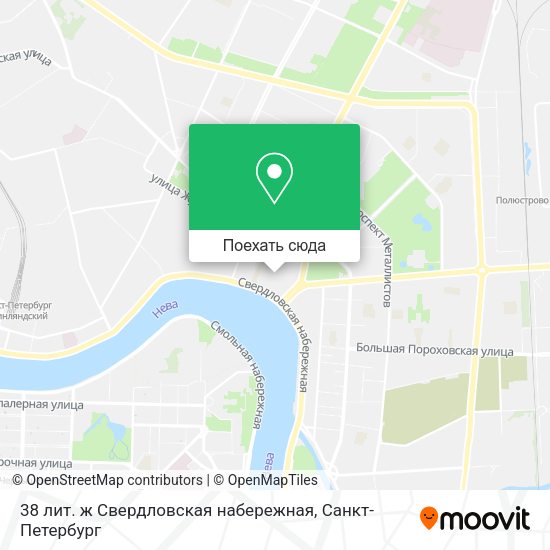 Карта 38 лит. ж Свердловская набережная