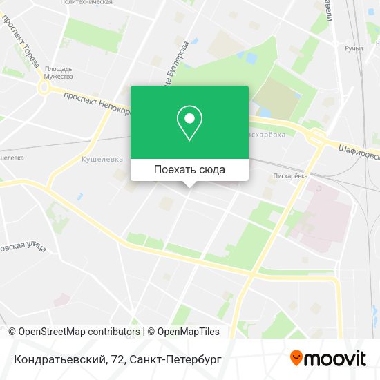 Карта Кондратьевский, 72