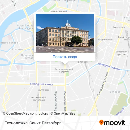 Карта Техноложка