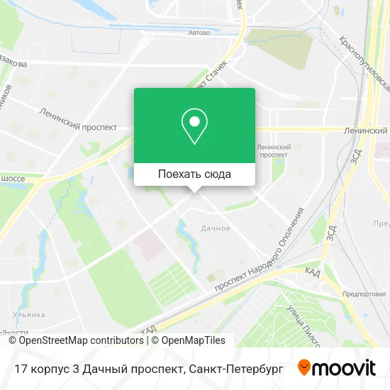 Карта 17 корпус 3 Дачный проспект