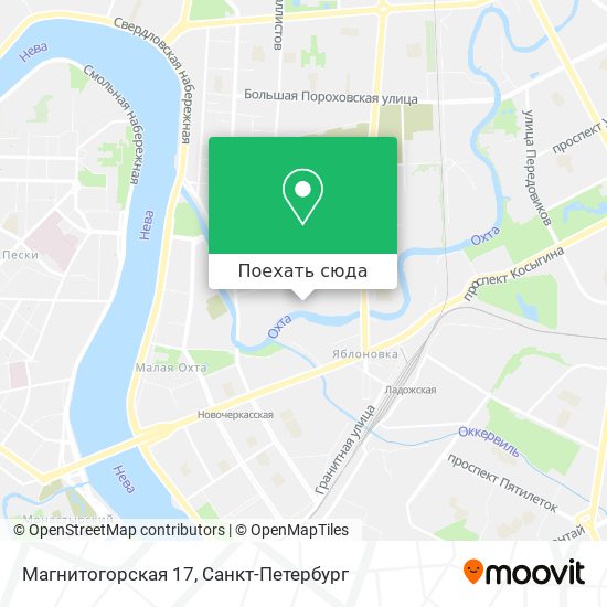 Карта Магнитогорская 17