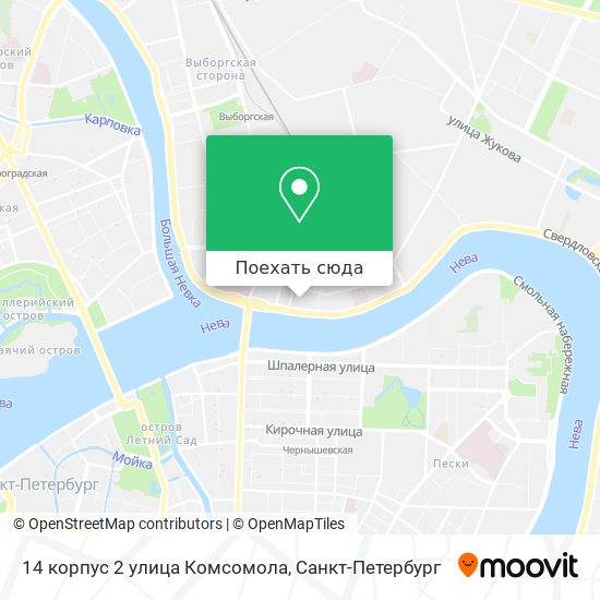 Карта 14 корпус 2 улица Комсомола