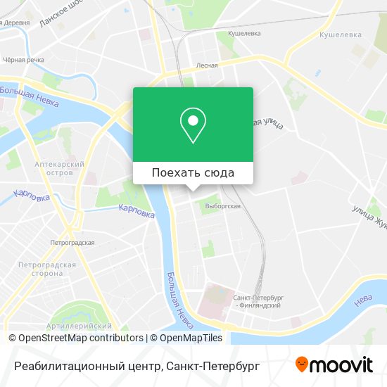 Карта Реабилитационный центр