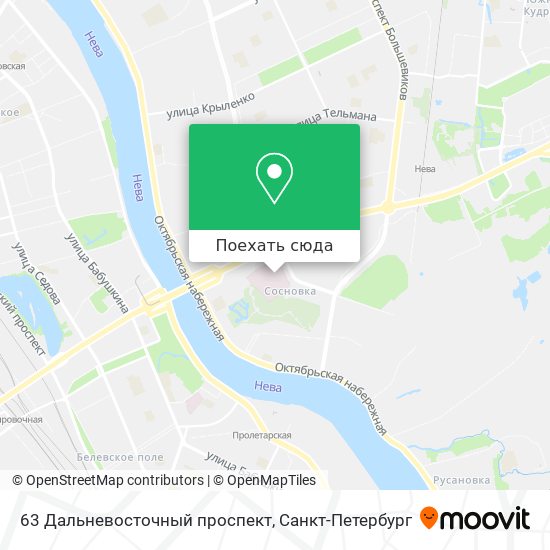 Карта спб дальневосточный проспект