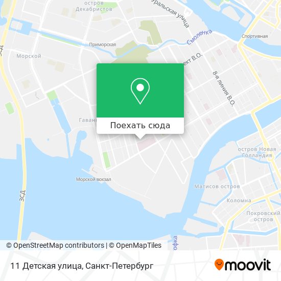 Карта 11 Детская улица