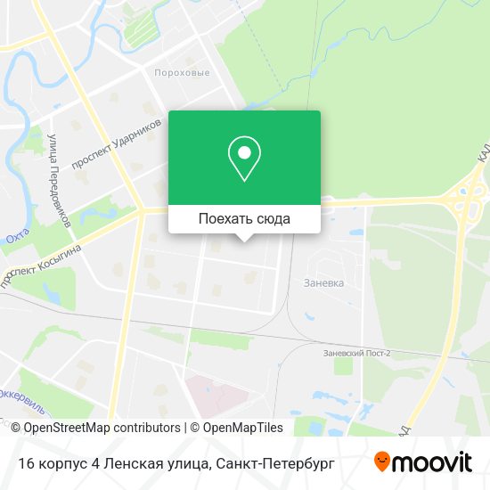 Карта 16 корпус 4 Ленская улица