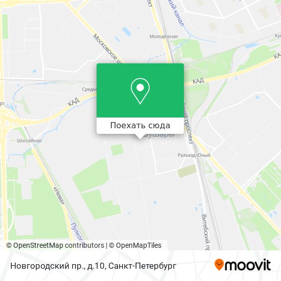 Карта Новгородский пр., д.10