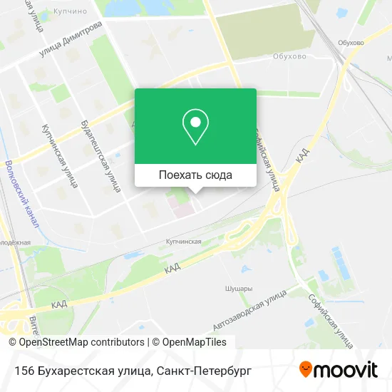Карта 156 Бухарестская улица