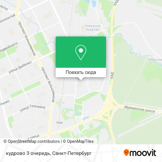 Карта кудрово 3 очередь