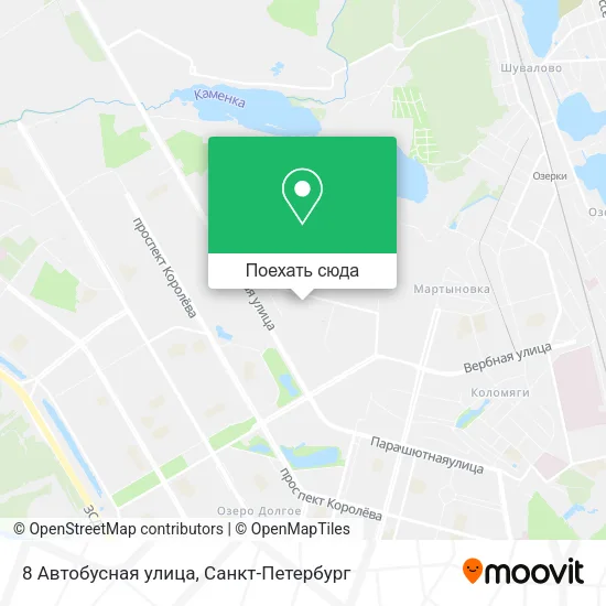Карта 8 Автобусная улица