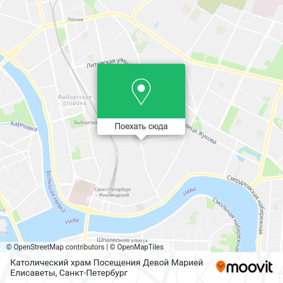 Карта Католический храм Посещения Девой Марией Елисаветы