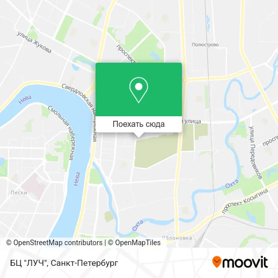 Карта БЦ "ЛУЧ"
