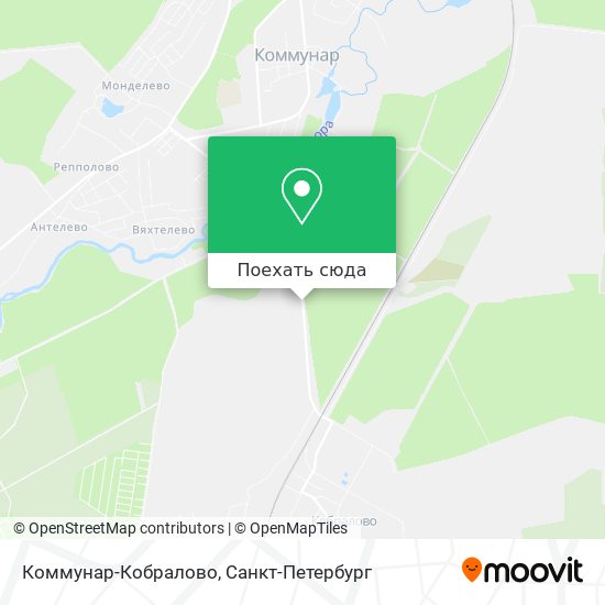 Карта Коммунар-Кобралово