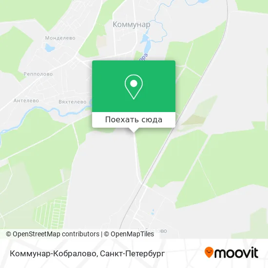 Карта Коммунар-Кобралово