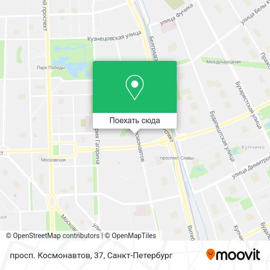 Карта просп. Космонавтов, 37
