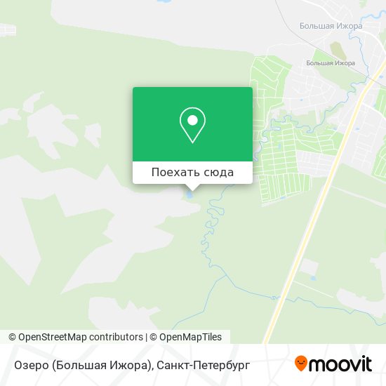 Карта Озеро (Большая Ижора)
