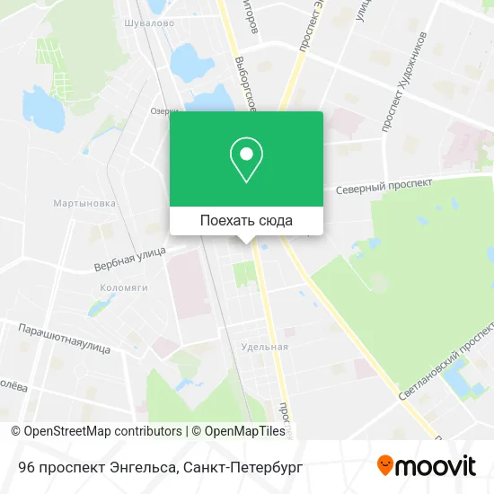 Карта 96 проспект Энгельса