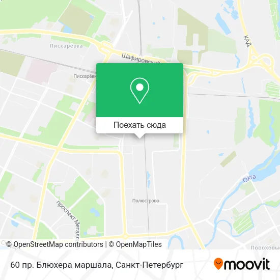 Карта 60 пр. Блюхера маршала