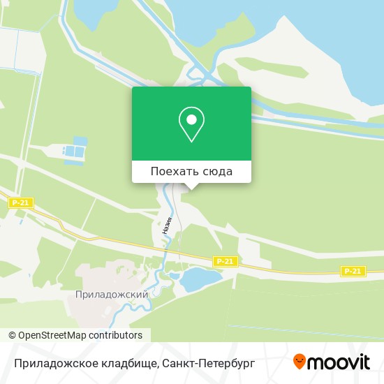 Карта Приладожское кладбище