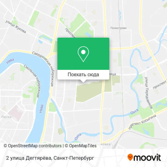 Карта 2 улица Дегтярёва