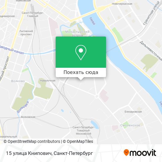 Карта 15 улица Книпович