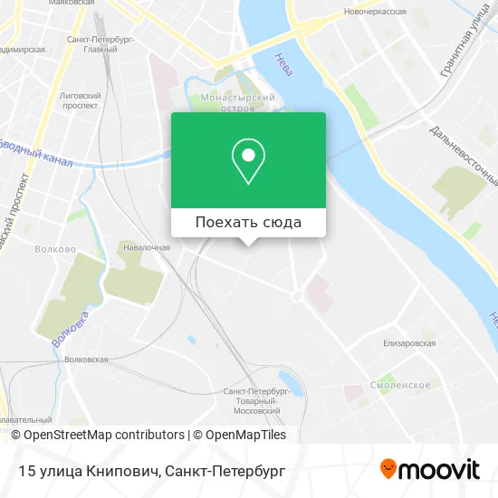 Карта 15 улица Книпович