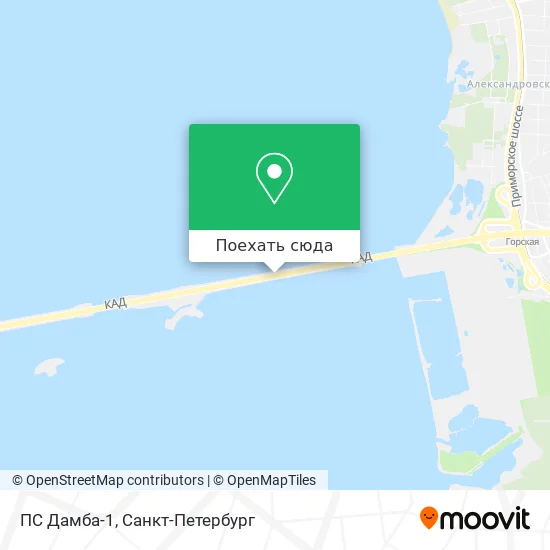 Карта ПС Дамба-1