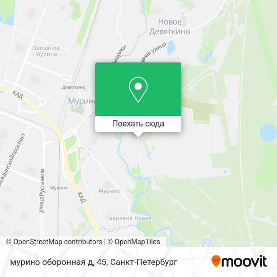 Карта мурино оборонная д, 45