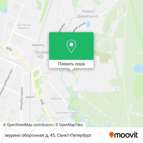 Карта мурино оборонная д, 45