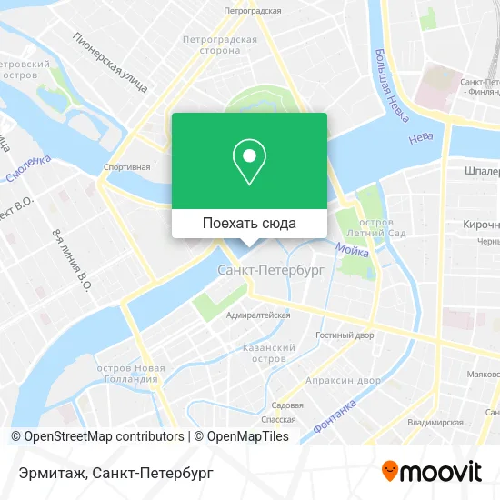 Карта Эрмитаж