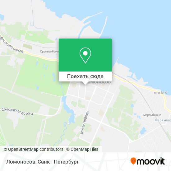 Карта Ломоносов