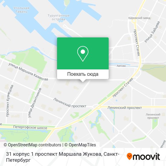 Карта 31 корпус 1 проспект Маршала Жукова