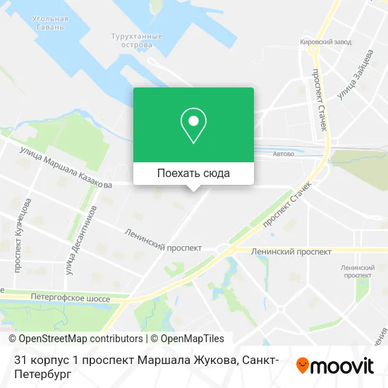 Карта 31 корпус 1 проспект Маршала Жукова